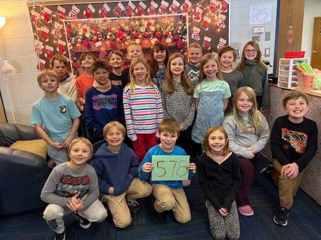 Community Christmas Class Pizza Party Winners