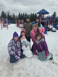 playground fun with friends