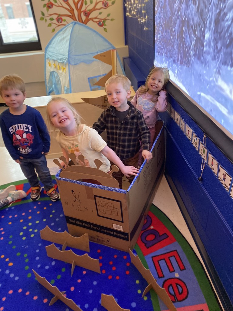 Chomp saw fun in Mrs. Eaton's classroom!