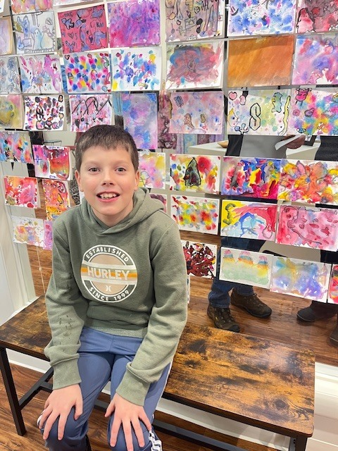 4th Grade Art Work on Display at Boyne Arts Center