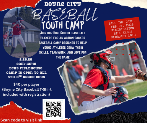 youth baseball camp 2/28/26
