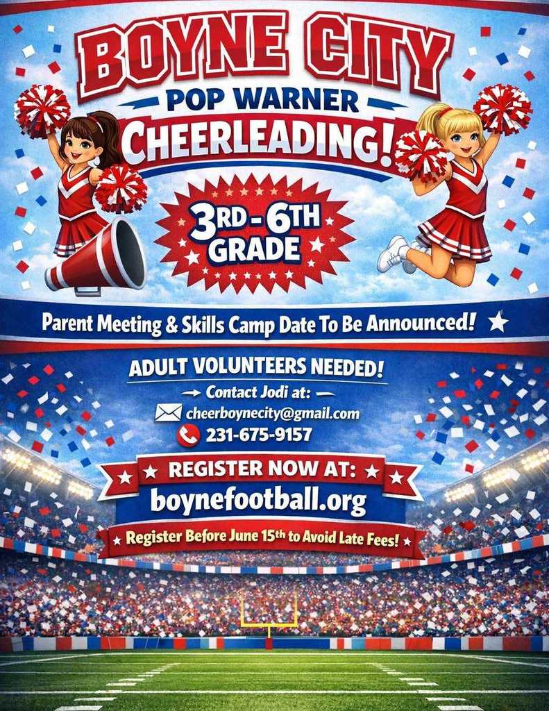 Pop Warner Cheer Flyer