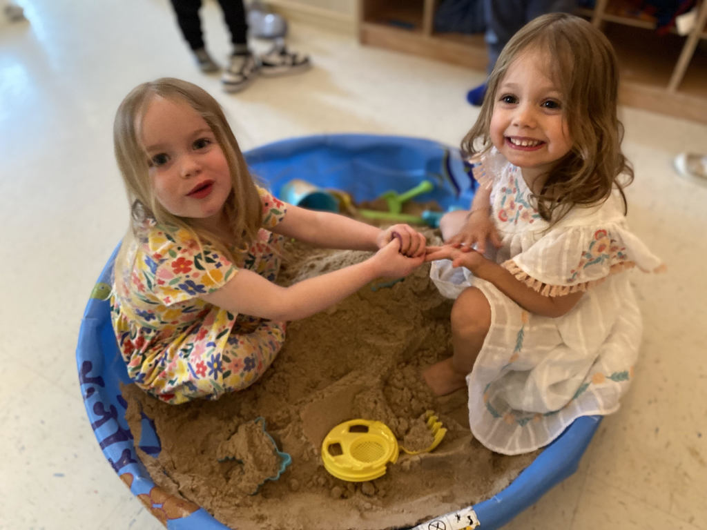 Sandbox fun with friends