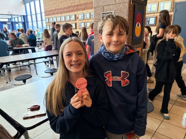 4th Grade Shares Kind Notes With High School 