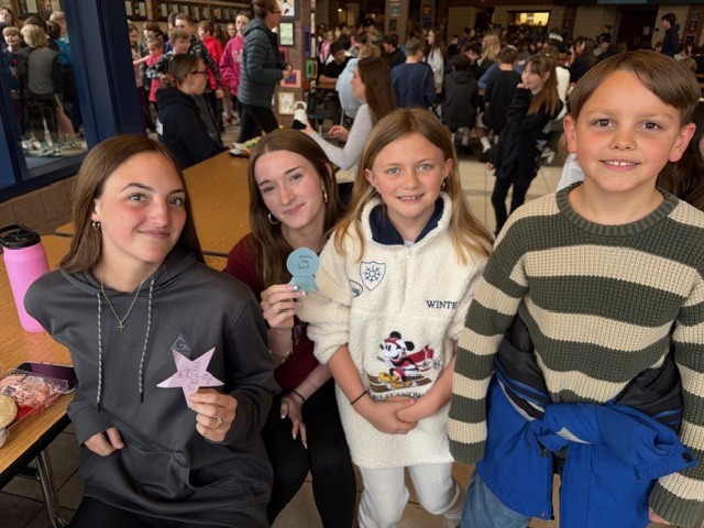 4th Grade Shares Kind Notes With High School 