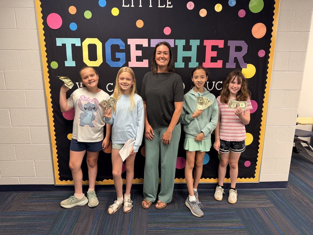 4th Grade Book Club Students Raise Money for Room 156