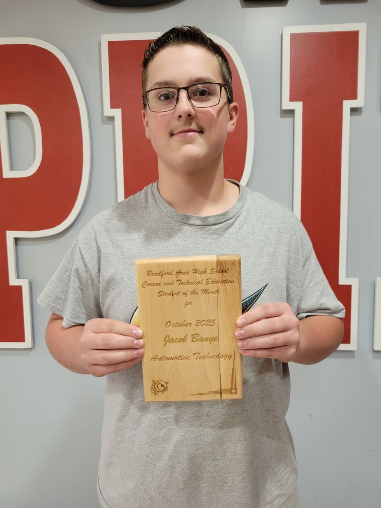 Oct CTE Student of the Month