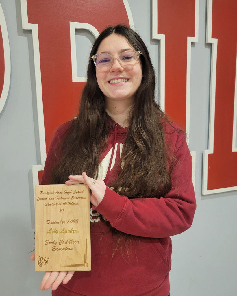 Lilly Lasher December CTE Student of the Month