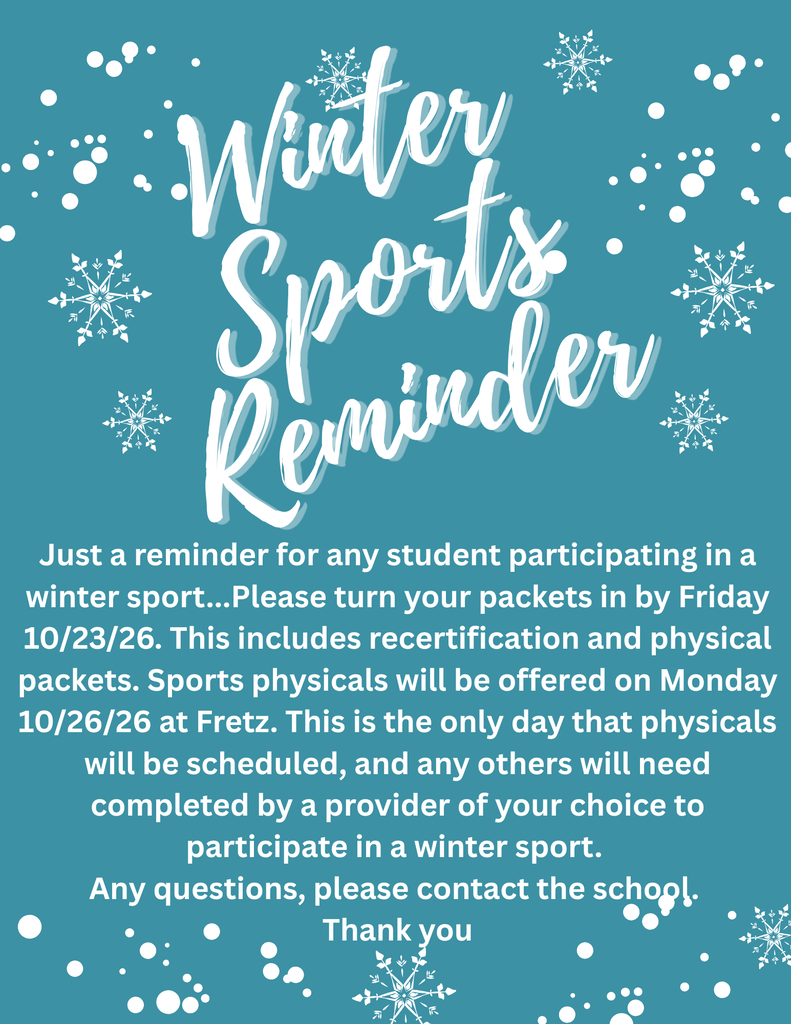 Winter sports reminder