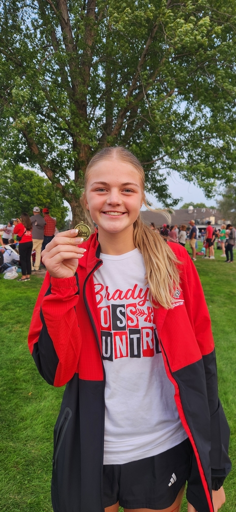 Zoe with medal