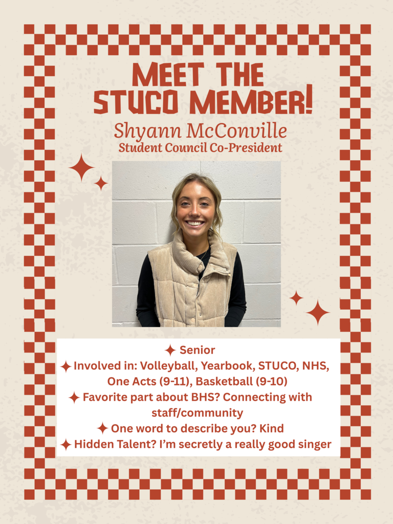 MEET The STUCO Member!