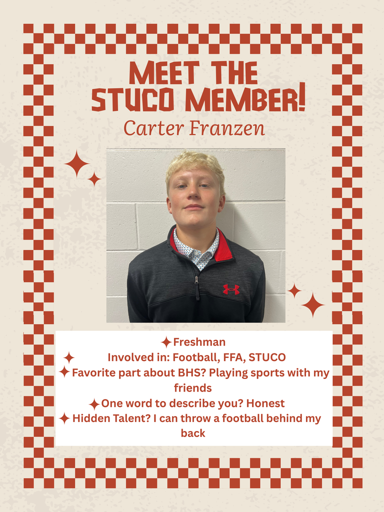 MEET The STUCO Member! (5)