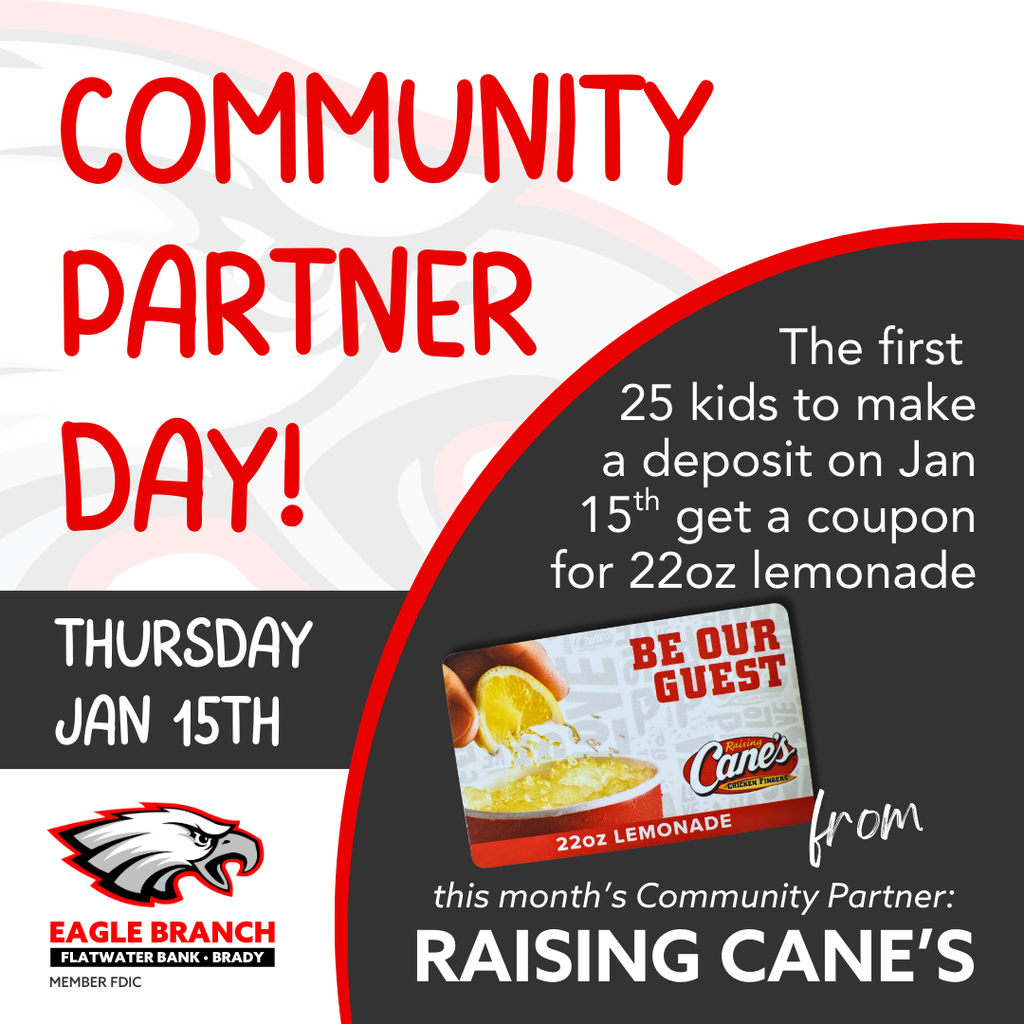 Community Partner Day - Raising Cane's Eagle Branch
