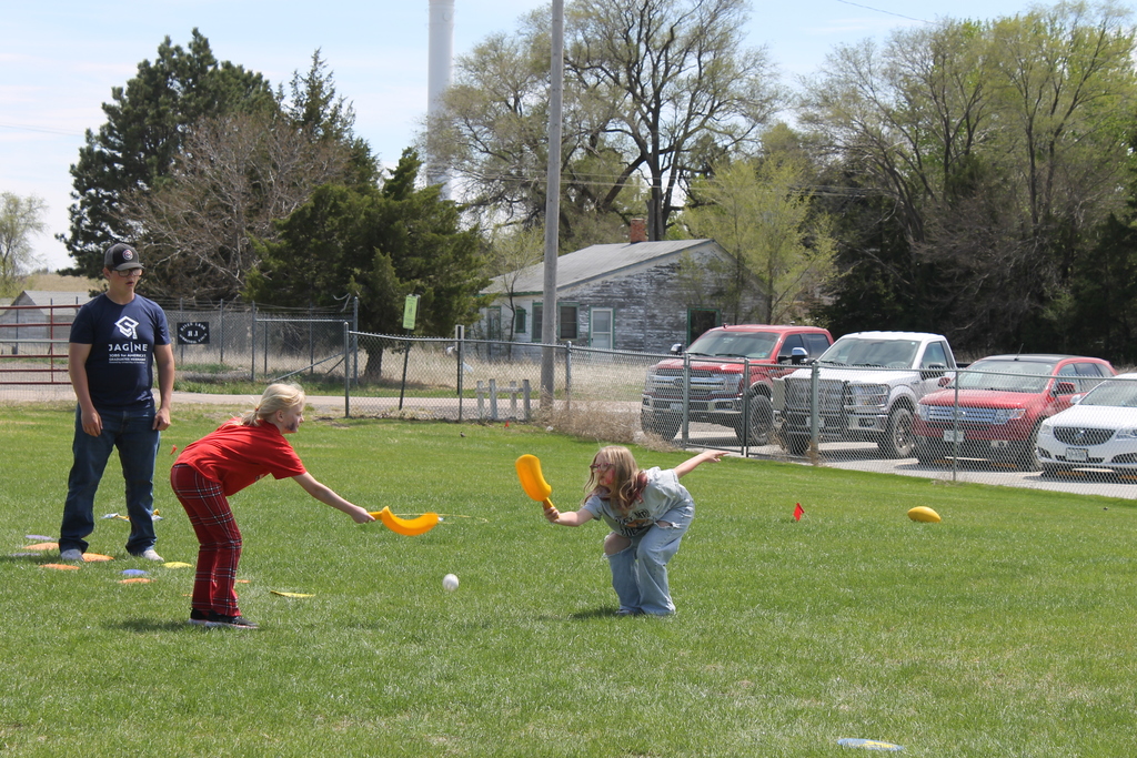 playing catch in grass 
