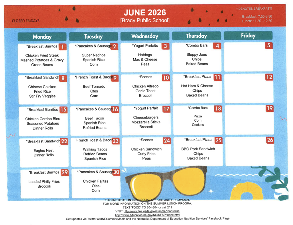 summer menu