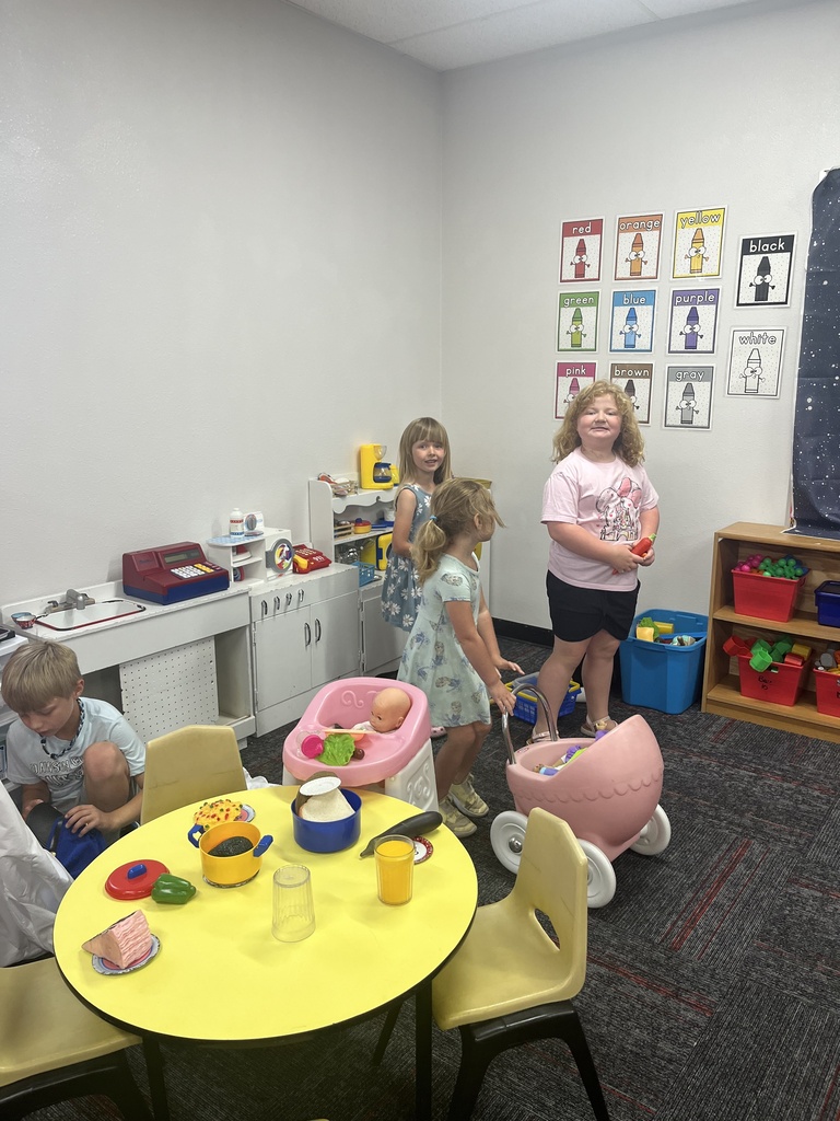 playing in classroom 