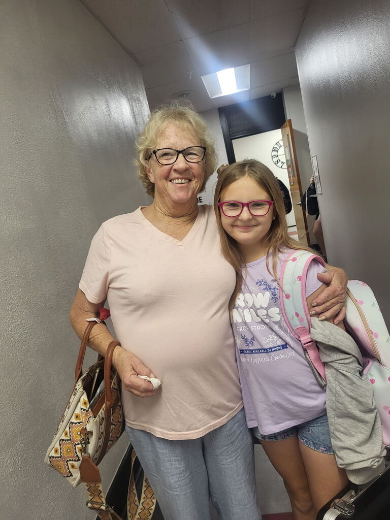 grandma and grandkid 