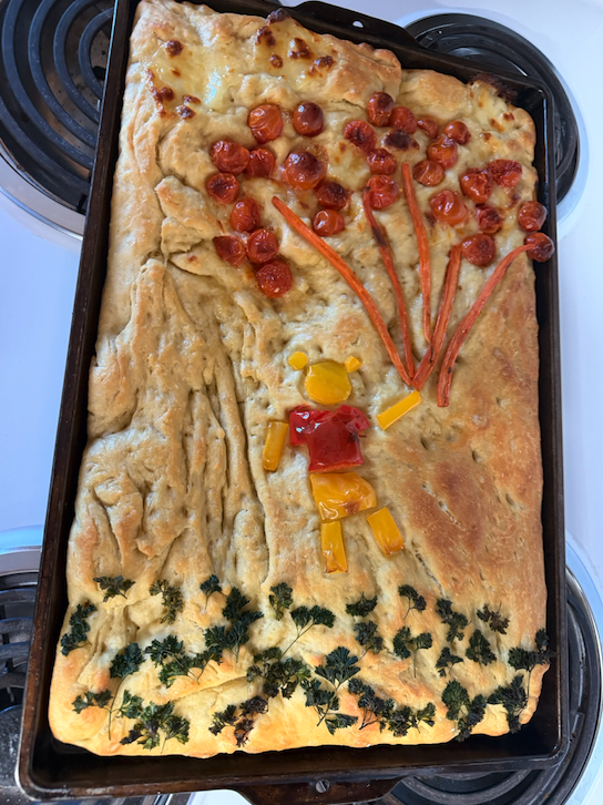 focaccia art