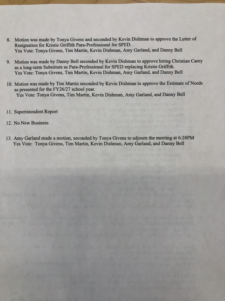 September 2026 Board Minutes Page 2