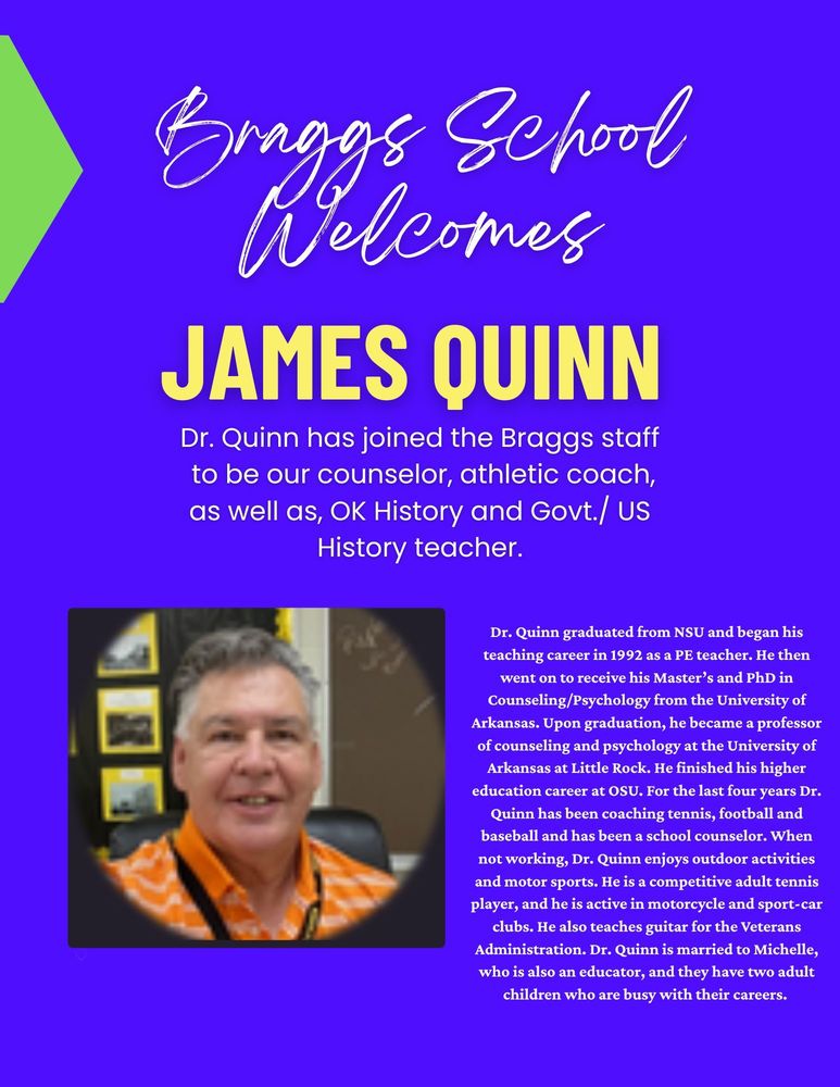 Welcome, Dr. James Quinn
