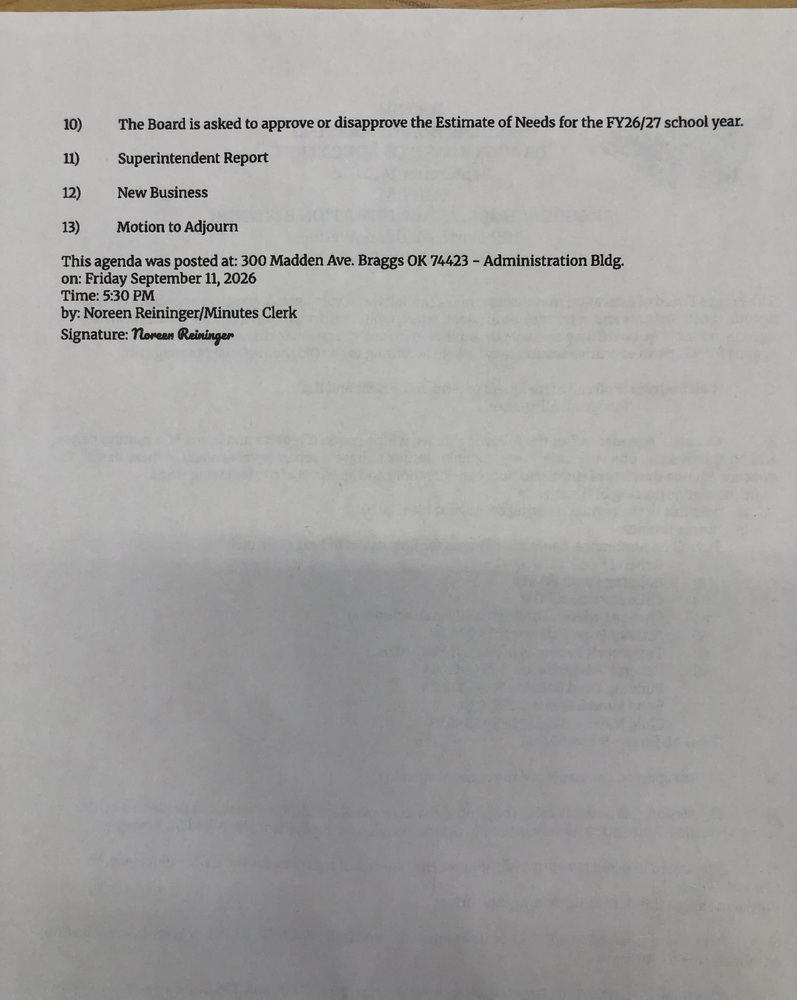 September 2026 Board Agenda Page 2