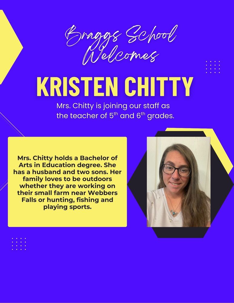 Welcome, Mrs. Kristen Chitty!