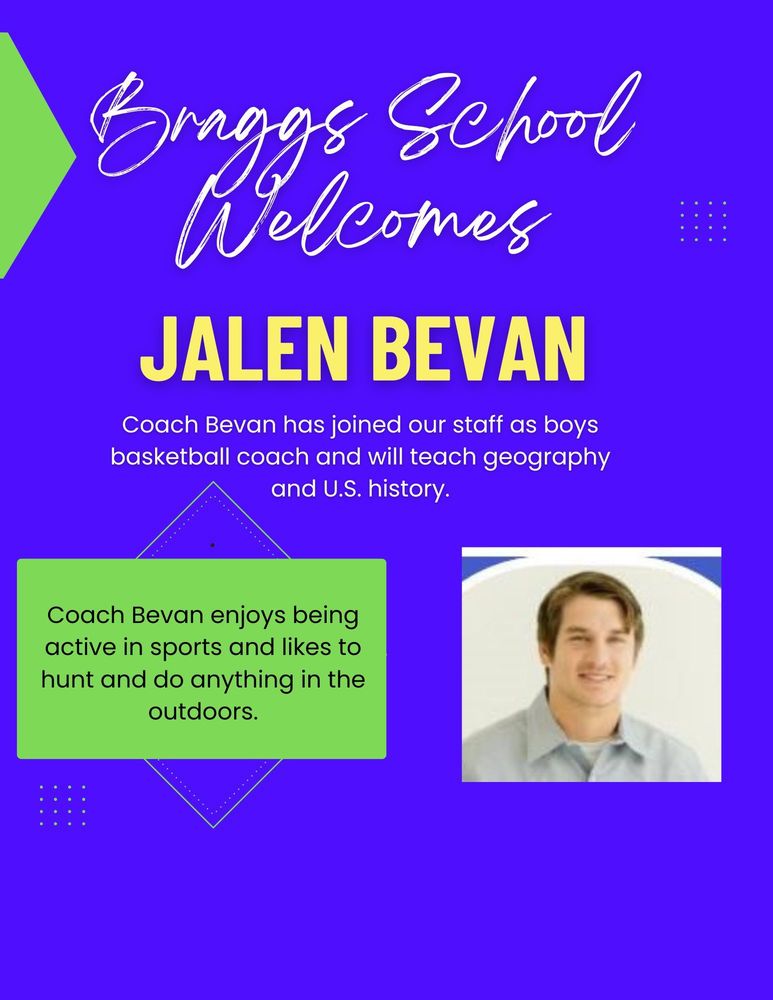 Welcome, Coach Bevan