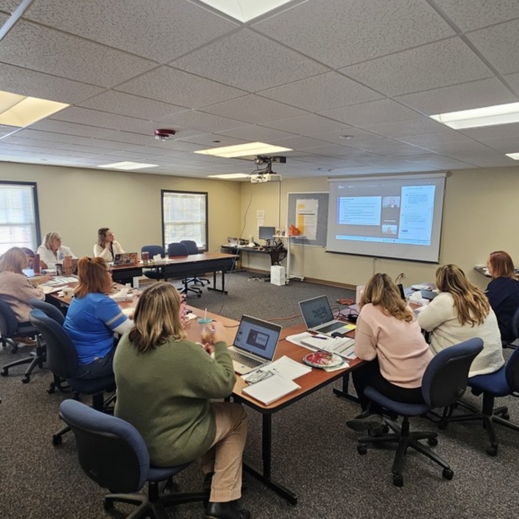 BISD Special Education Complex Behavior Team participating in a virtual training webinar.