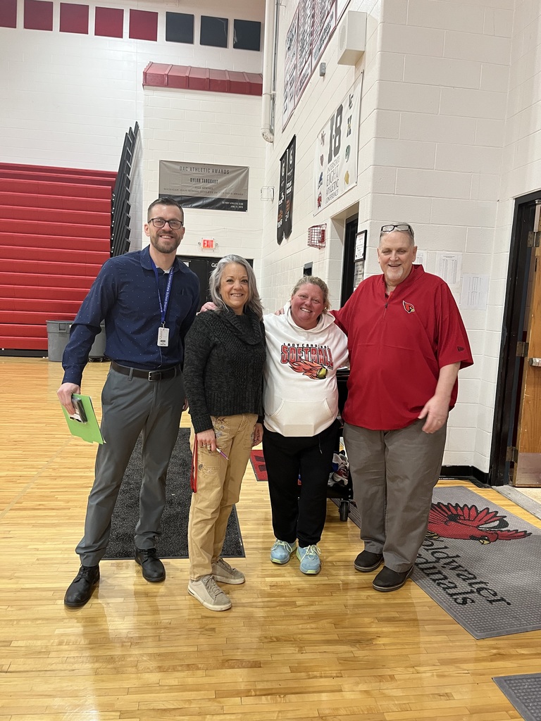 Coldwater High School: Brad Prater, Sharon Demeester, Jaci Hoorman, Dr. Steven Hope