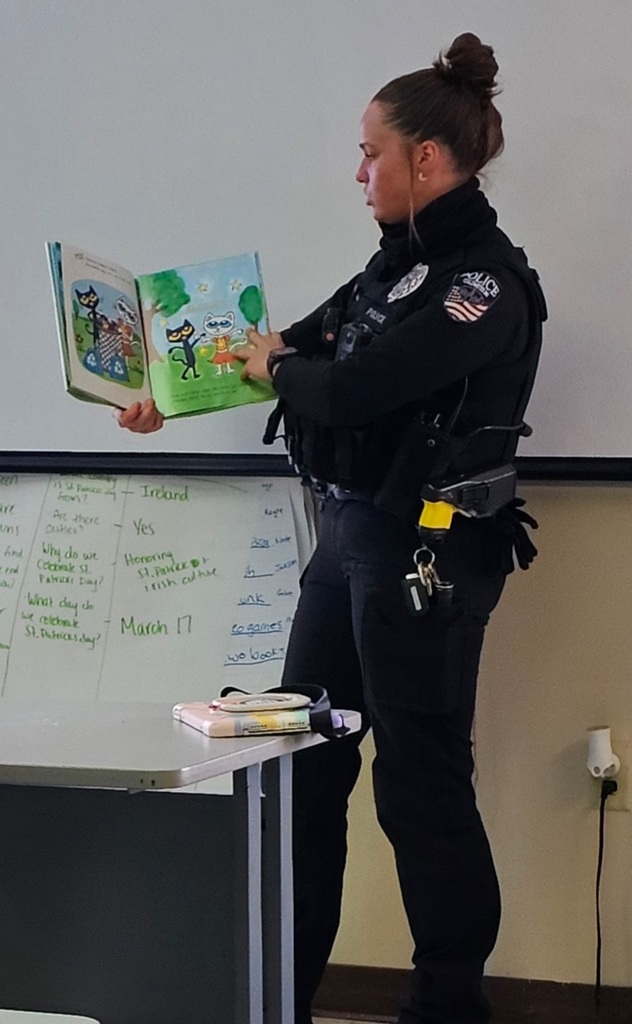 Reading to Waldron Students