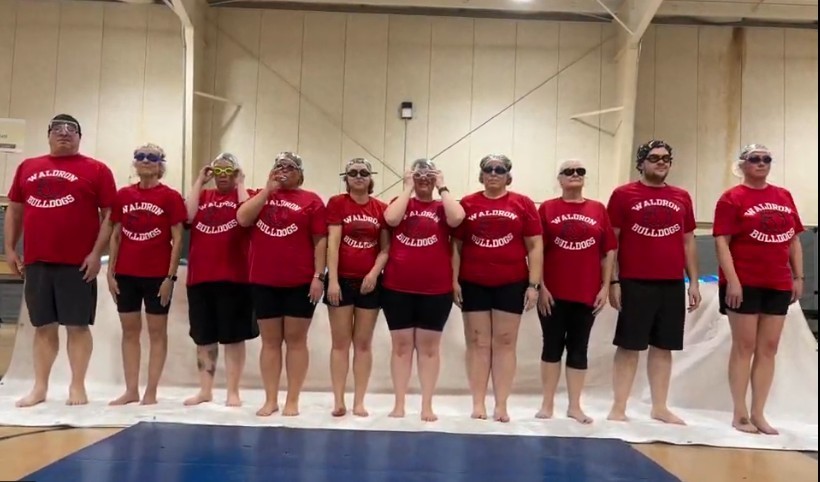 Getting ready to jump in!