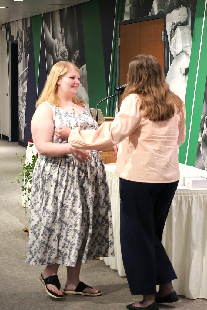 Kden Hiestand is honored as the Making a Difference Student of the Year. 