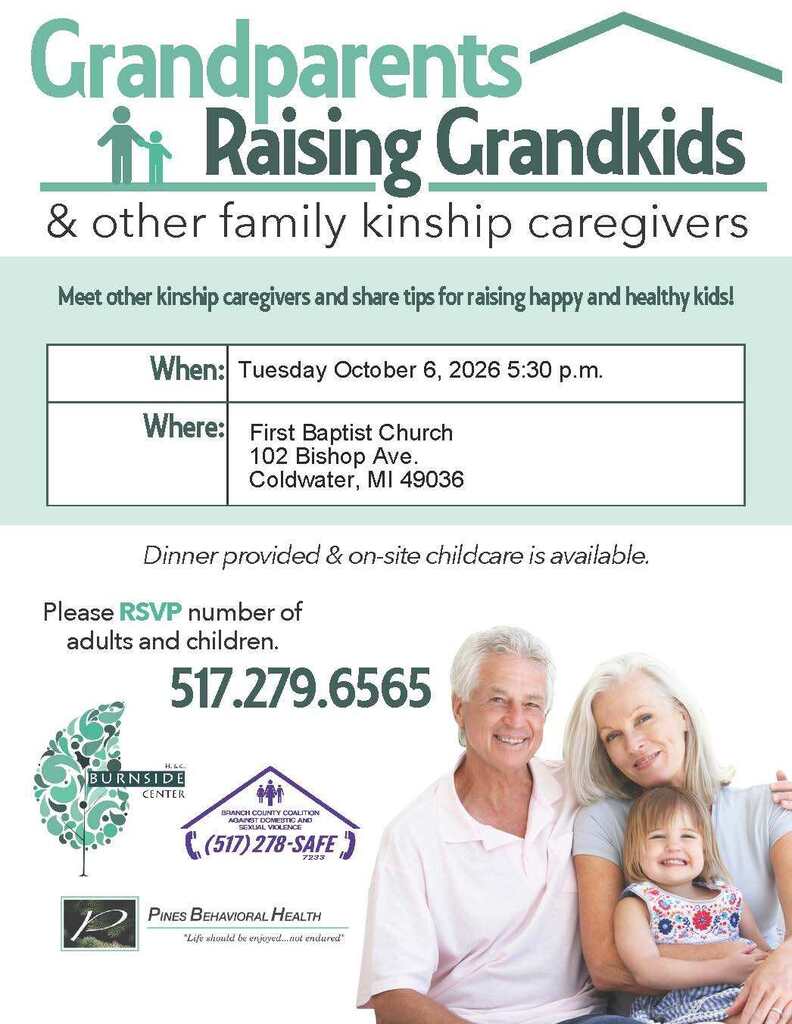 October Kinship care meeting October 6th.
