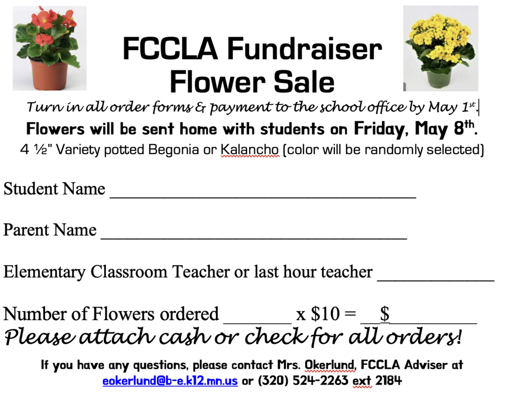 FCCLA Fundraiser
