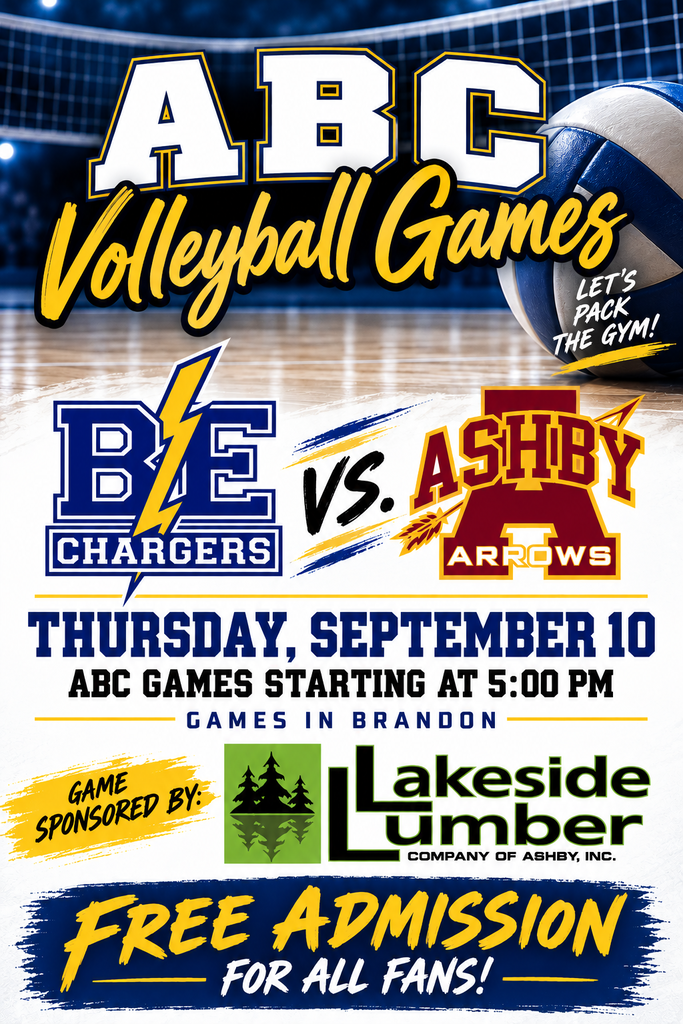 Volleyball Sponsor Lakeside lumber