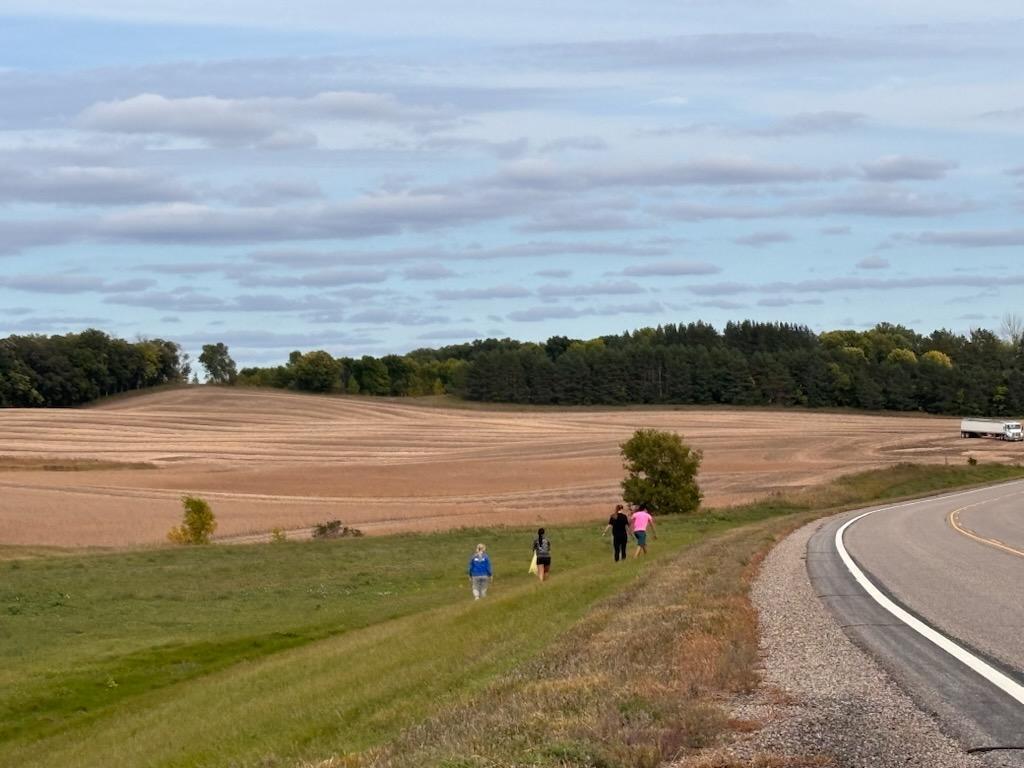 Cross Country Picking Road Ditches