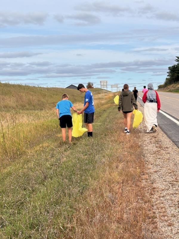 Cross Country Picking Road Ditches
