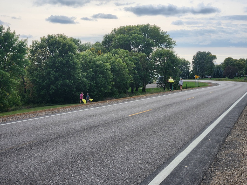 Cross Country Picking Road Ditches