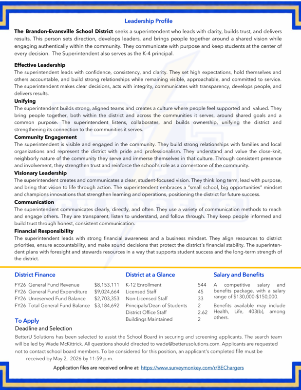 Brandon Evansville School