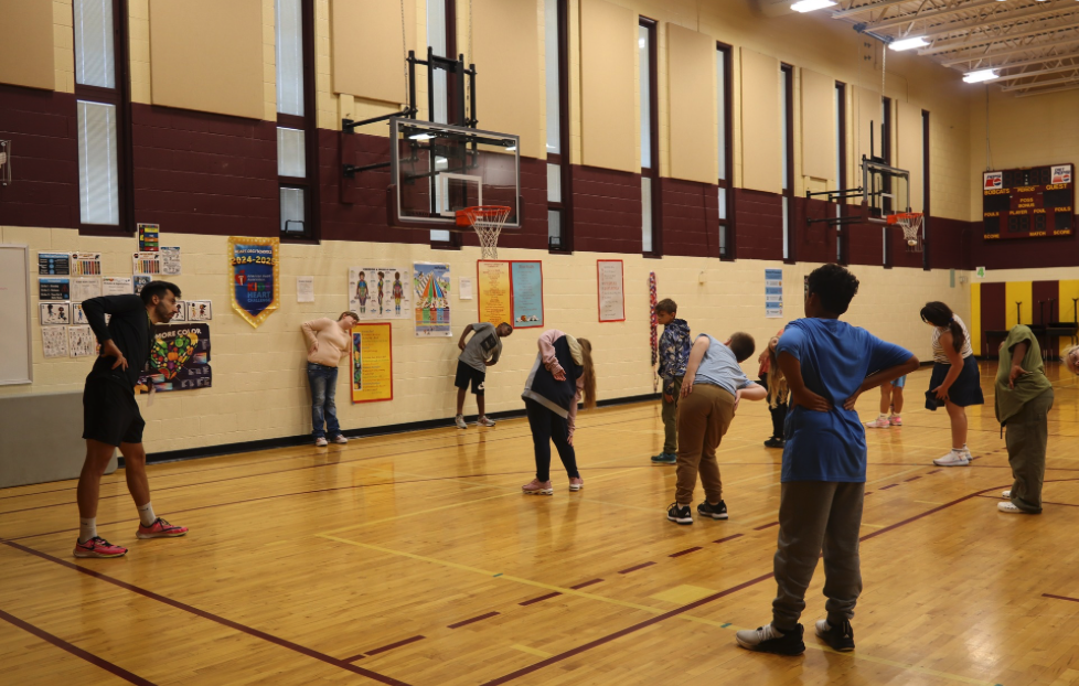 kids in gym class