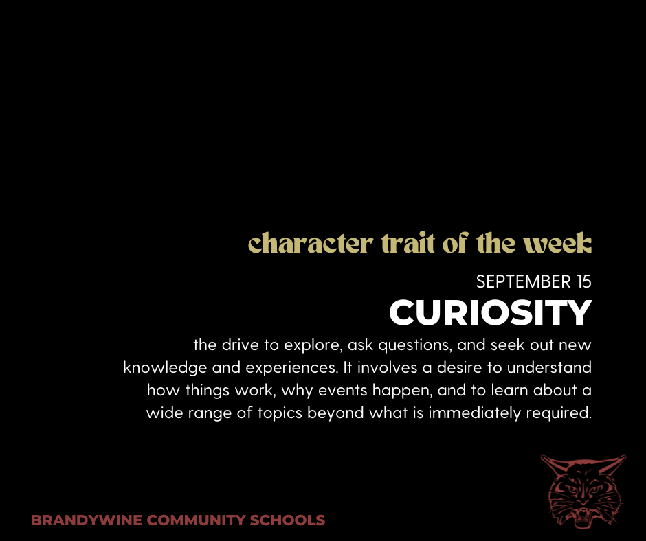 character trait the week is curiosity