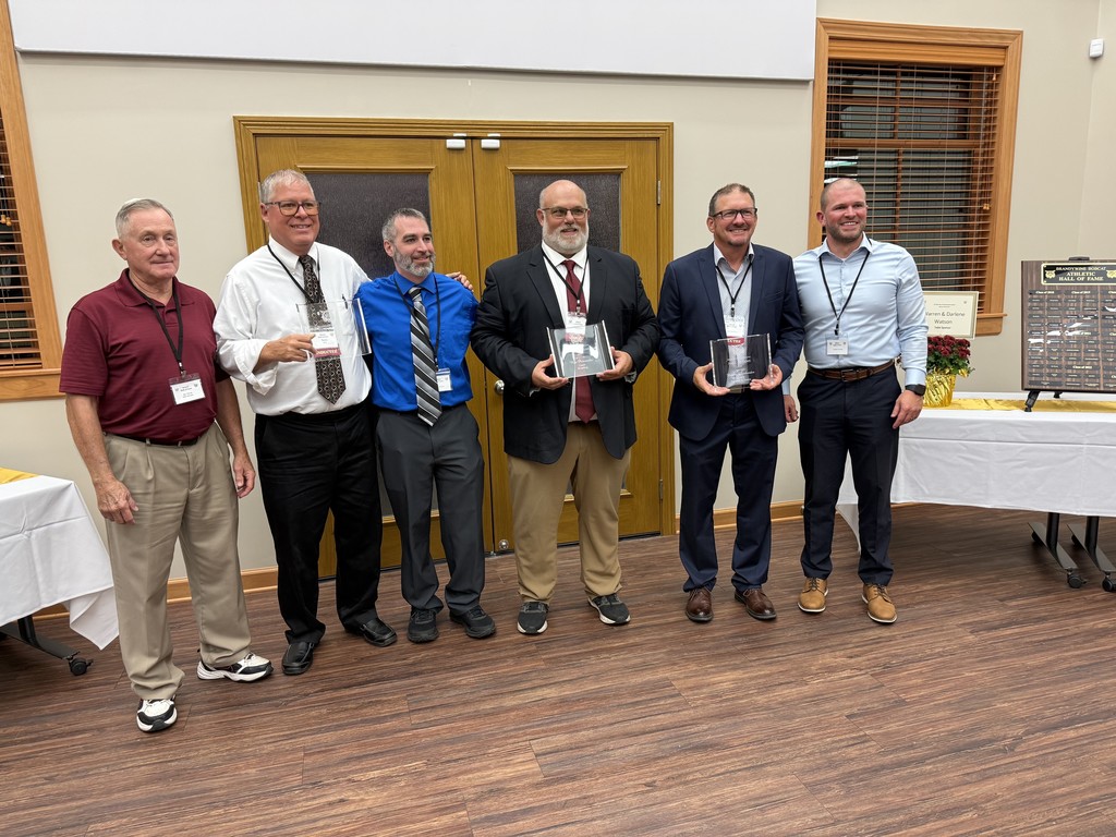 group of guys being inducted into hall of fame