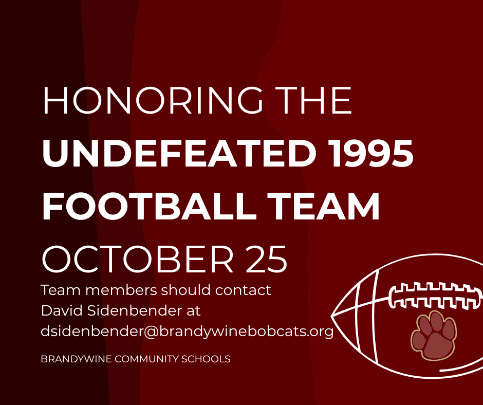 honoring the undefeated 1995 football team on October 25