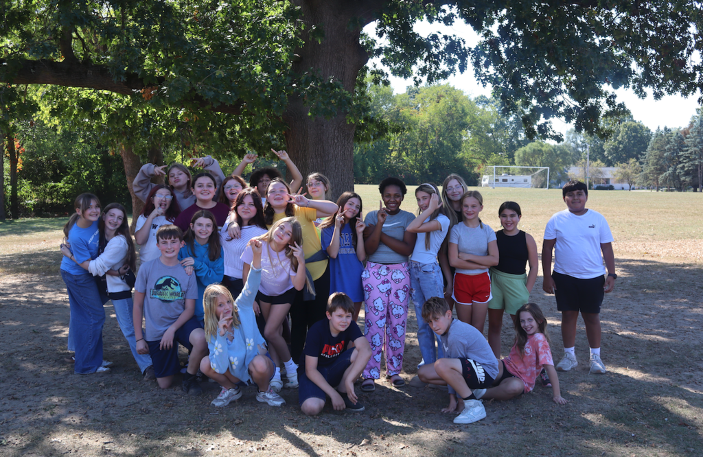 group of sixth graders