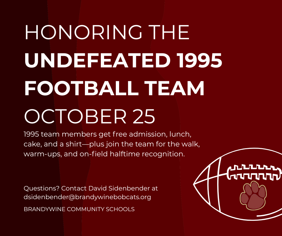honoring the undefeated 1995 football team