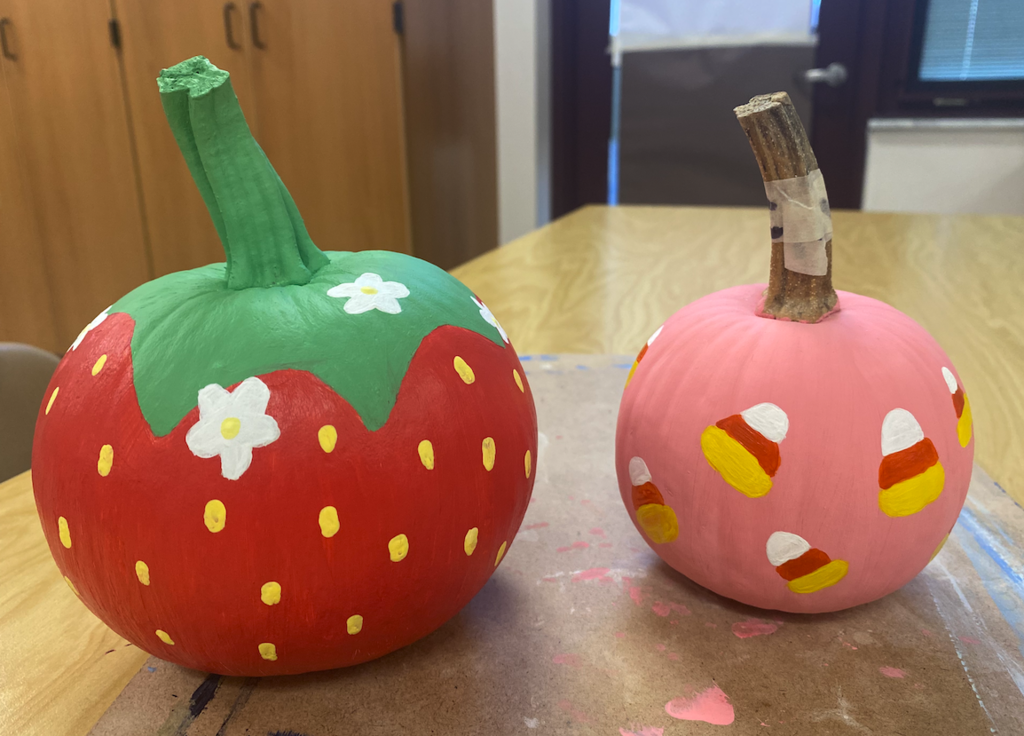 painted pumpkins