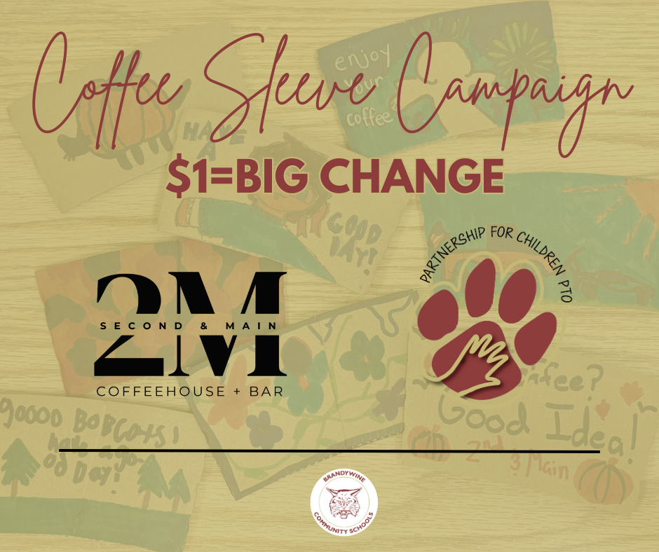 coffee sleeve campaign $1 big change