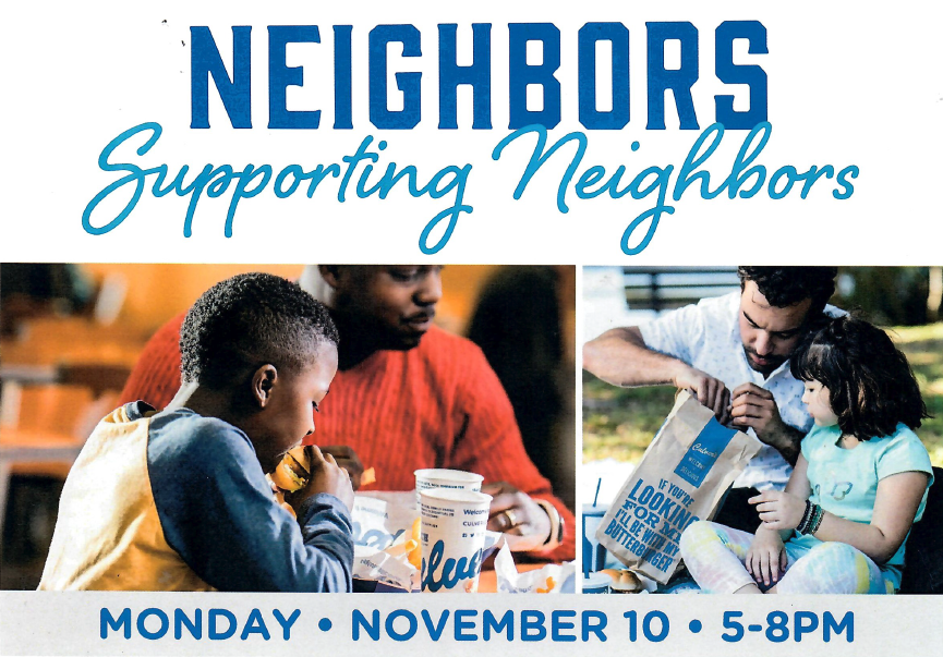 culver's giveback night November 10