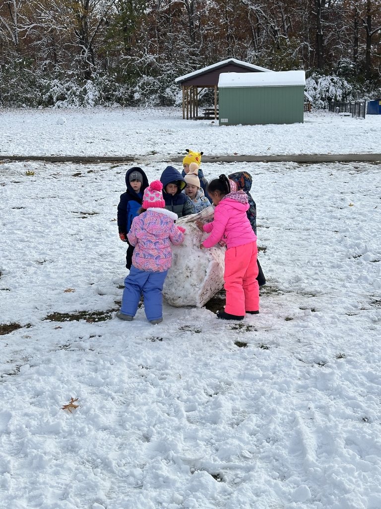 kids playing in the snow
