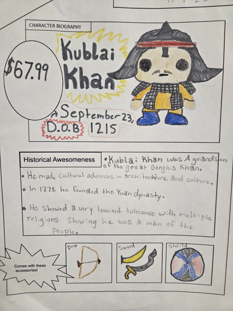 paper hanging on a wall